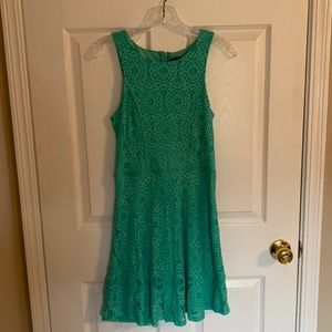 Women’s green dress